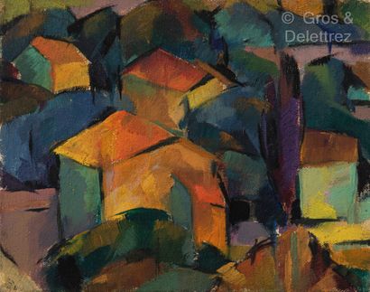Claude VALLET Paysages cubistes de Provence

4 huiles sur toile.

Daté août 1953...