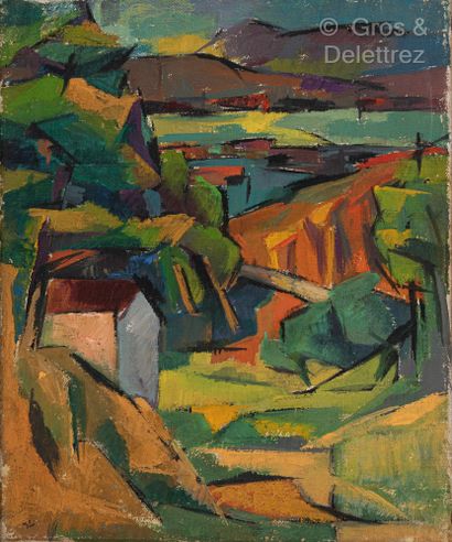 Claude VALLET Paysages cubistes de Provence et port

3 huiles sur toile.

Un daté...