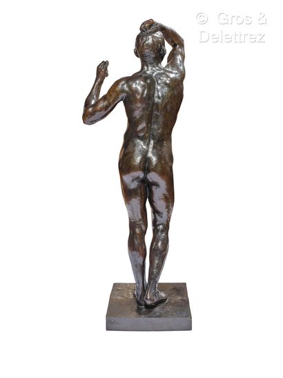 Auguste RODIN (1840-1917), d’après L'âge d'Airain, modèle de 1877

Épreuve en bronze...