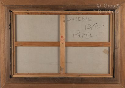 Henri GOETZ (1909-1989) Le prêche, 1963

Huile sur toile, signée en bas à droite.

Titrée...