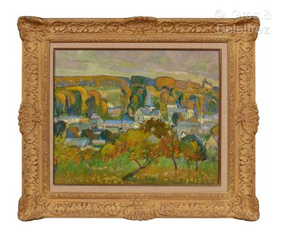 Robert PINCHON (1886-1943) Romilly-sur-Andelle, circa 1904-1905

Huile sur toile.

Signée...