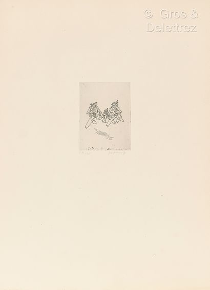 Georges PAPAZOFF (1894 – 1972) Face. Two small figures c.1925

Two etchings signed...