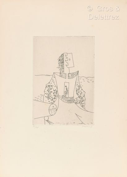 Georges PAPAZOFF (1894 – 1972) Trois visages cubistes. c.1925

3 eaux-fortes sur...