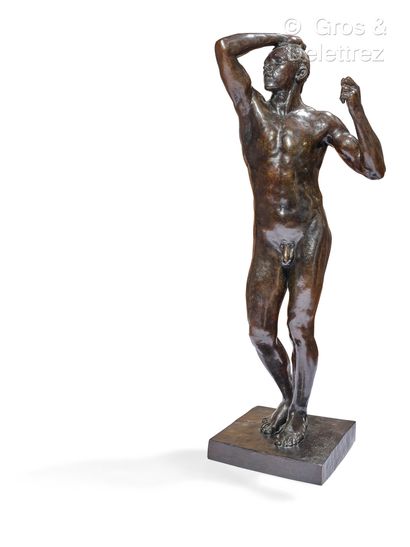 Auguste RODIN (1840-1917), d’après L'âge d'Airain, modèle de 1877

Épreuve en bronze...