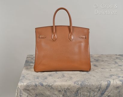 null HERMES Paris Made in France Année 2000 - Sac "Birkin" 35cm en cuir Epsom camel...