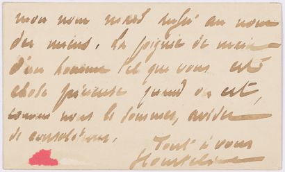 null COURTELINE, Georges (1858 - 1929). Ensemble de 7 documents autographes dont...