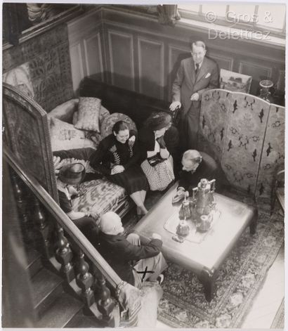 null VAN DONGEN, Kees (1877-1968). Ensemble de 2 photographies originales en noir...