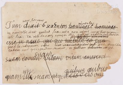 null BOSSUET, Jacques-Bénigne (1627-1704) - Louis de FRANCE (1661-1711). Manuscrit...