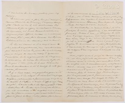 null HAUSSMANN, Georges Eugène, baron (1809-1891). L.A.S. addressed to Mr. Garfounkel....