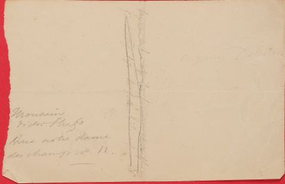 null DELACROIX, Eugène (1798-1863). L.A.S. addressed to Victor HUGO. S.l.n.d. 1 p....