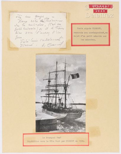 null CHARCOT, Jean-Baptiste (1867-1936), French doctor and polar explorer. Set of...