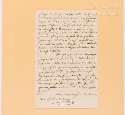 null FOUCHÉ, Joseph, duc d’Otrante (1759-1820). Ensemble de 2 documents.



-P.A....