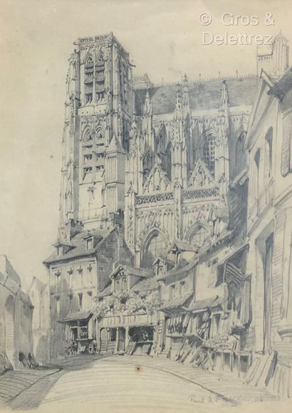 null (SD) Eugène SOULER ? 

Amiens 

Pencil on paper signed lower left and located...