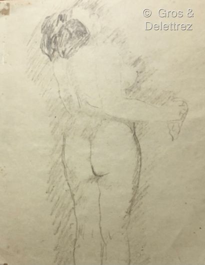 null (E) Charles MALFRAY (1887-1940)

Female nude

Drawing, signed lower right.

28...
