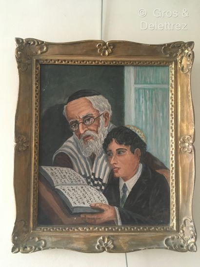 null (E) Modern School

The reading 

Oil on canvas signed lower right 

47 x 38,5...