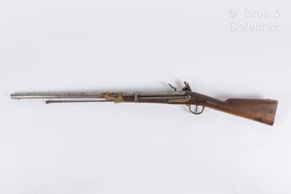 null Cavalry flintlock snap hook model 1786, lock from the Manufacture de Charleville;...