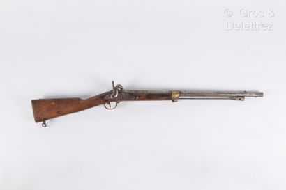 null Cavalry percussion musket model 1829 T; barrel dated 1833; lock from the Royal...