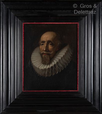 France vers 1650 Man with a strawberry

Oil on canvas

52 x 40 cm.

Blackened wood...