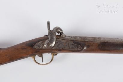 null Cavalry percussion musket model 1829 T; barrel dated 1833; lock from the Royal...