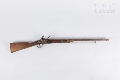 null Cavalry flintlock snap hook model 1786, lock from the Manufacture de Charleville;...
