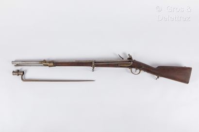 null Cavalry flintlock snap hook model year IX, lock of the Imperial Manufacture...
