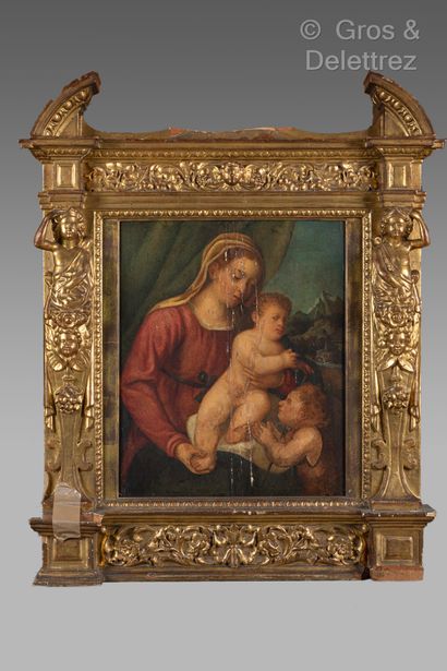 École italienne du début du XVIIe Venetian painter active in Spain around 1580
Virgin...