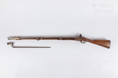 null Flintlock rifle of dragon or artillery, with its bayonet.

End of the 18th century

(accidents...