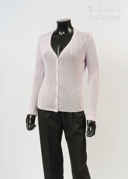 CHANEL Identification par Karl Lagerfeld Collection Croisière 2000 - Cardigan in...