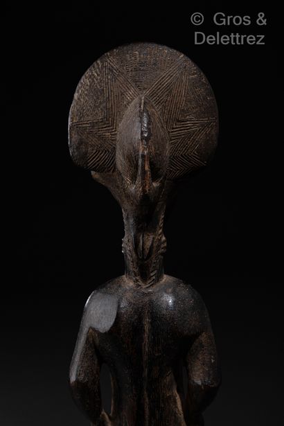 null 
Statue féminine les mains sur les hanches




Baoulé




Côte d'ivoire




acquis...