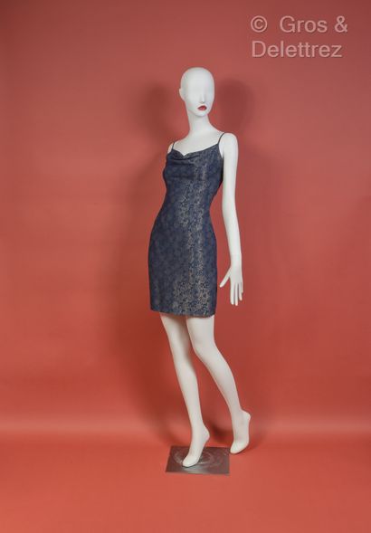 Christian DIOR Boutique par John Galliano Collection Resort 2008 – Mini-robe à fines...