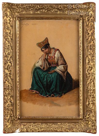 Edouard PINGRET (1785-1869)Etude de femme...