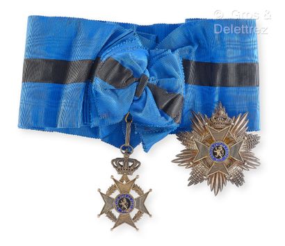 null Ordre de Léopold II (Belgique).
Institué en 1900. 
Ensemble de grand-croix du...