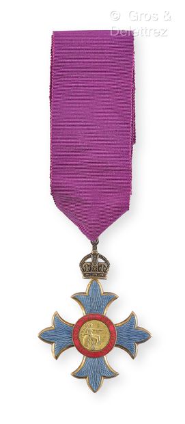 null Ordre de l’Empire Britannique (Royaume-Uni).
Institué en 1917. 
Insigne de Knight...