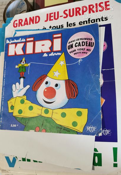 null Jean IMAGE (1911-1989)
Set of celluloid for cartoons Kiri the clown
Set of advertising...