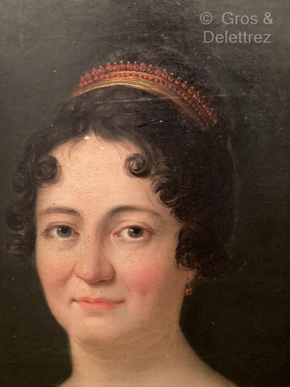 null École française du XIXe siècle
Portrait de Joséphine de Riocour-Remoncourt,...
