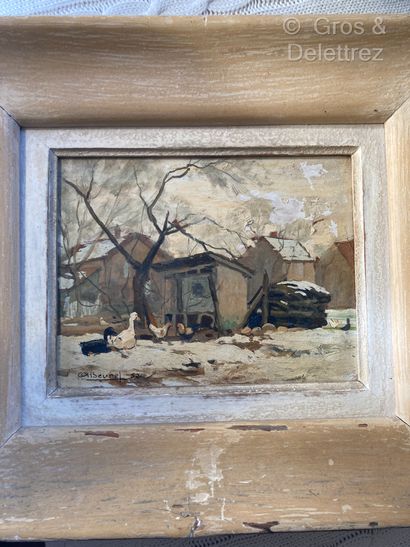 null André BEURET (1901-1996)
Orly-sur-Morin and Winter Morning in Haute-Savoie
Two...