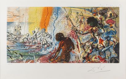 Salvador DALI [ESPAGNE] (1904-1989) La Pêche au thon, 1971-1972
Lithographie sur...