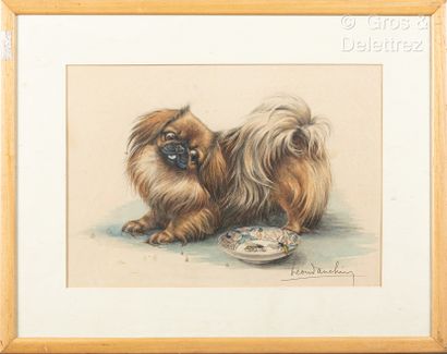 (SD) Léon DANCHIN (1887-1938)
Pekingese dog...