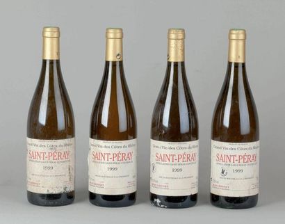 null 4 Bouteilles SAINT-PERAY J. Lionnet 1999 (Caves de la Tour d'Argent, elt)