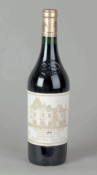 null 1 Bouteille CH. HAUT-BRION, 1° cru Pessac-Léognan 1990 (lég fanée)