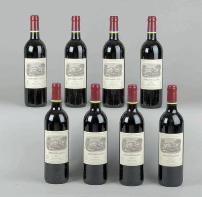 null 8 Bouteilles CARRUADES DE LAFITE, Pauillac 2000