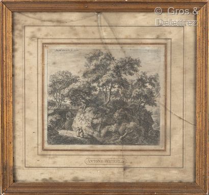 null Anthonie WATERLOO (c.1610-1690)

Suite de quatre gravures en noir représentant...