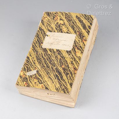 null (SD) A. and Blanche PASSIER 

Small volume containing a manuscript "souvenir...