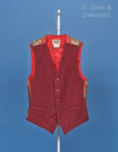 HERMES Paris made in France - Suit vest in...