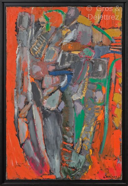 null André LANSKOY (1902 - 1976)
Untitled
Oil on canvas.
Signed lower right.
81 x...