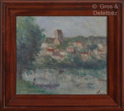 null Maximilien LUCE (1858 1941)
Auvers-sur-Oise
Oil on panel.
Signed "Luce" lower...