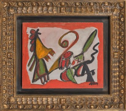 null Jean-Michel ATLAN (1913 1960)
Untitled, circa 1947
Oil on isorel.
Signed lower...