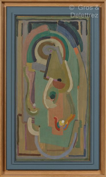 null Albert GLEIZES (1881 - 1953)
Composition, circa 1930
Oil on paper on cardboard...