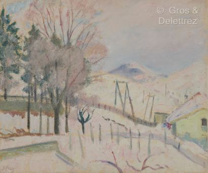 Jean PUY (1876 1960)
Snowy landscape, Lus-la-Croix-Haute
Oil...