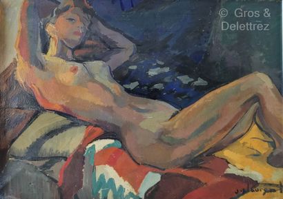 Jean-Emile LAURENT (1906-1983) Jean-Emile LAURENT (1906-1983)
Nude lying down
Oil...